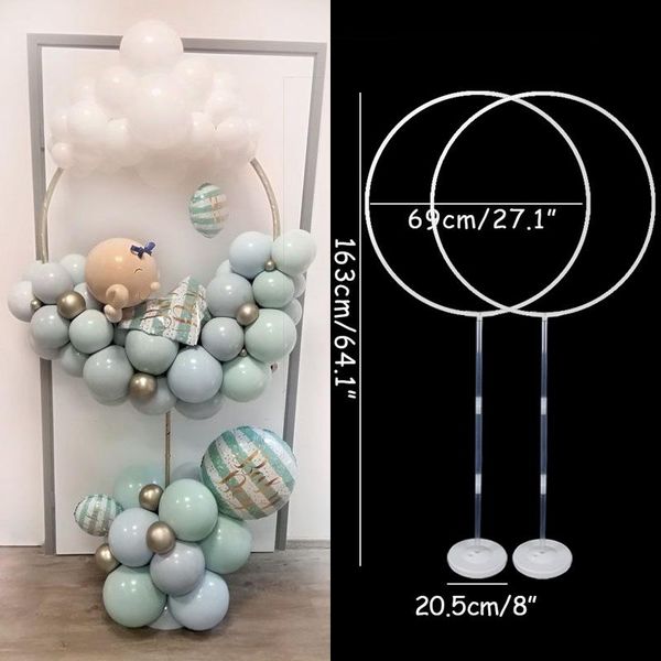 

новый раунд круг шары стенд шар обруча держатель arch weddng backdrop ballon farme baby shower kids birthday party decoration jllcaf