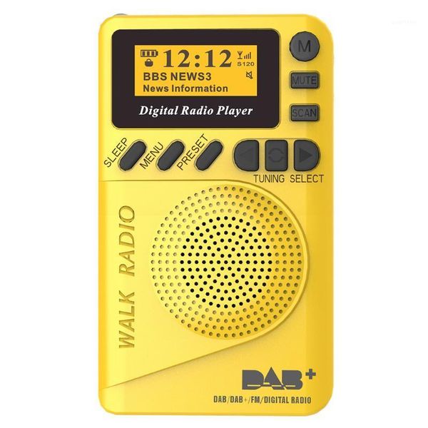 

pocket dab digital radio mp3 player built-in speaker long battery life 1.44inch car radio1