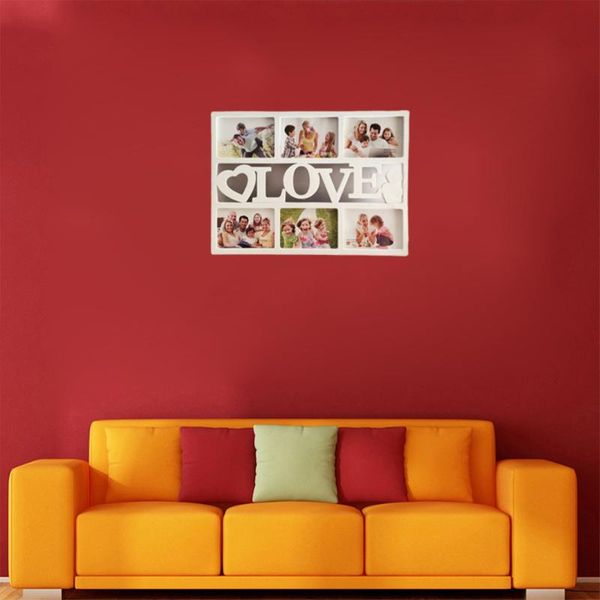 

collage picture frame love p frame displays six 6 inch pictures