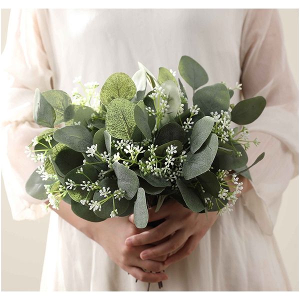 

gypsophila artificial flowers wedding decoration flower for table eucalyptus plastic berry fruits plant branch fake leaves wall f bbyajg