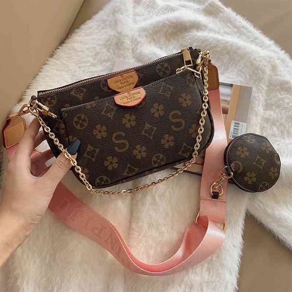 

three in one mahjong bag women printing luxury brand side pu leather single shoulder hand 2020 new