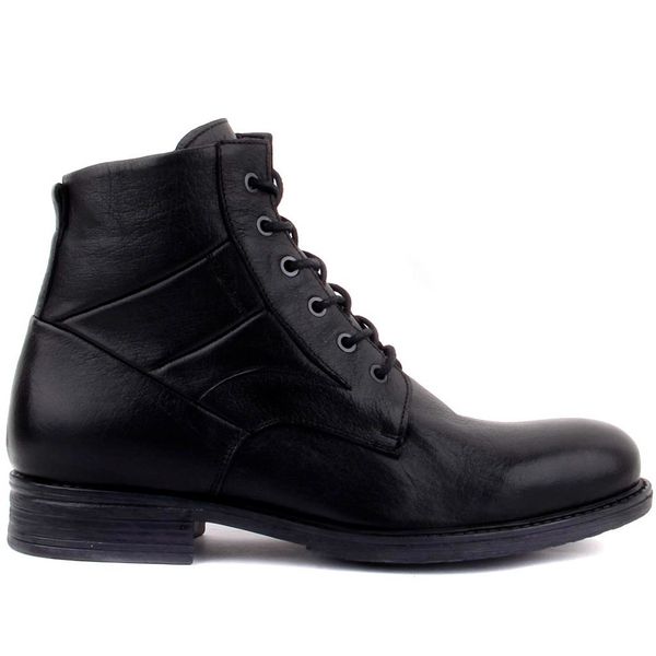 

men's black leather boots kwec