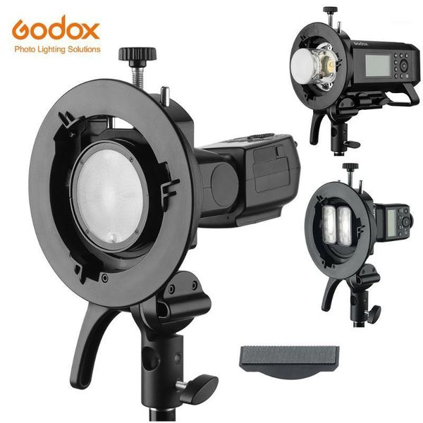 

flashes godox s2 bowens mount flash s-type holder bracket for v1 v860ii ad200 ad400pro600 speedlite snoot softbox grid1