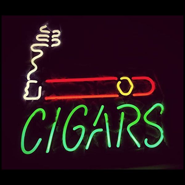 

neon sign for custom cigars smoke room neon light pub shop display handcraft outdoor light signs advertise vintage neon signs