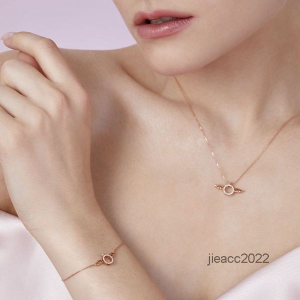 

designers jewelry necklace family's 925 silver net red necklace, women's fashionable temperament, magic wings, index finger, cold