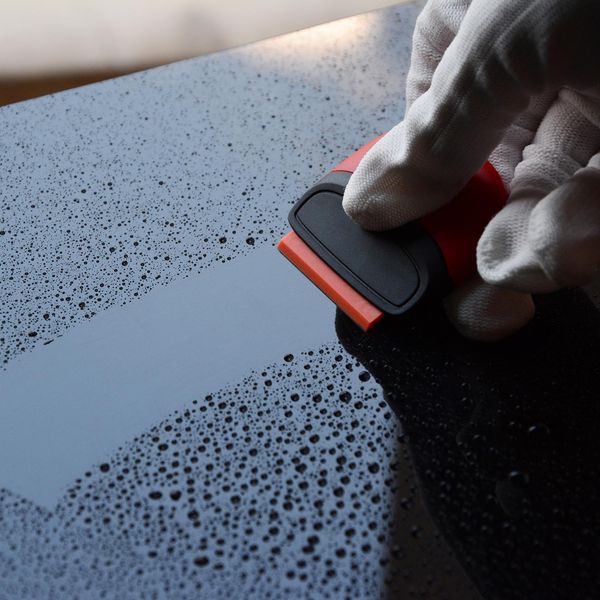 

foshio car sticker film magnetic squeeze squeegee razor scraper vinyl wrap styling tool set window tint carbon fiber film cutter h jllmcs