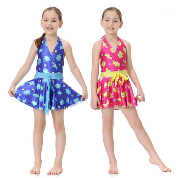 

children's swimwear one-piece suit bathing swimsuit for girls1