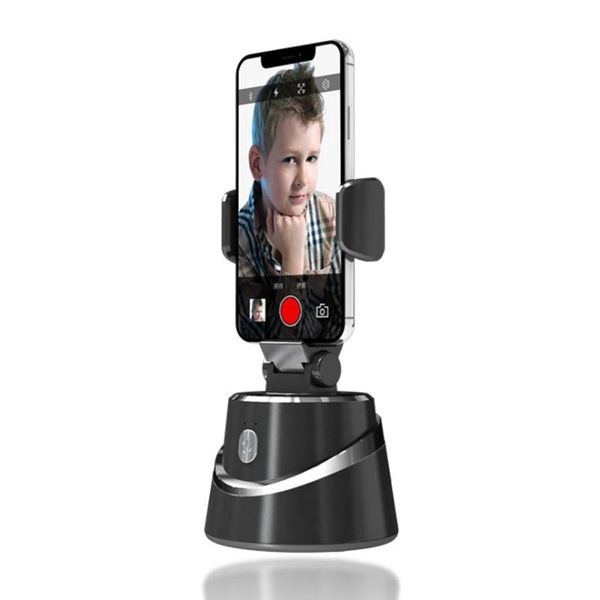 

360 rotation auto face object tracking selfie stick smartphone smart shooting camera phone holder
