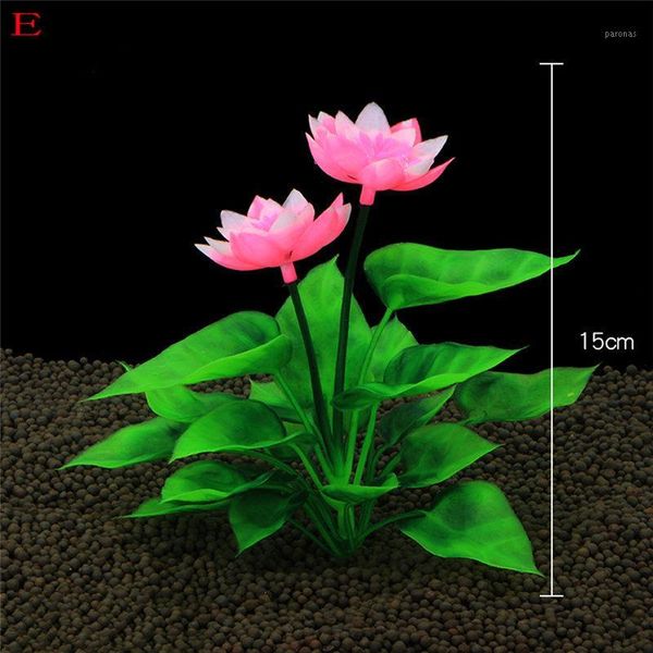 

decorative flowers & wreaths plastic grass fish tank decoration aquarium green plants water ornament plant fake feb191