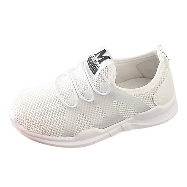 

children's with red straps los zapatos infant kids baby girls boys letter mesh sport run sneakers casual shoes y200404