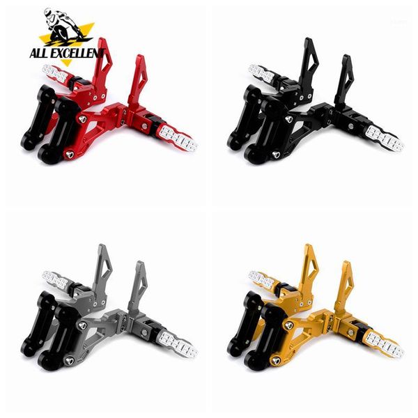 

pedals motorcycle rear pedal foot-stand for cb650f 2021 one pair black silver titanium red gold cnc mechanical carving1