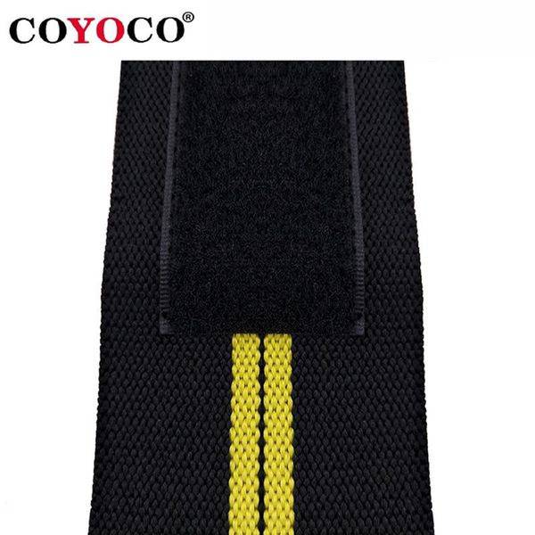 

1 pair adjustable wrist brace support wristband coyoco brand professional sports weightlifting wristbands wrist protect yellow bbymmm