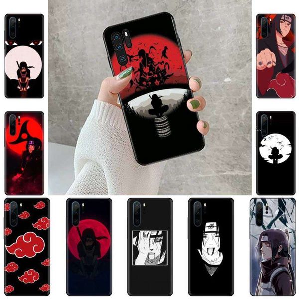 

the phone shell digned by naruto itachi is suitable for huawei p9, p10, p20, p30, p40 lite , 2019 plus and pro smart4fre