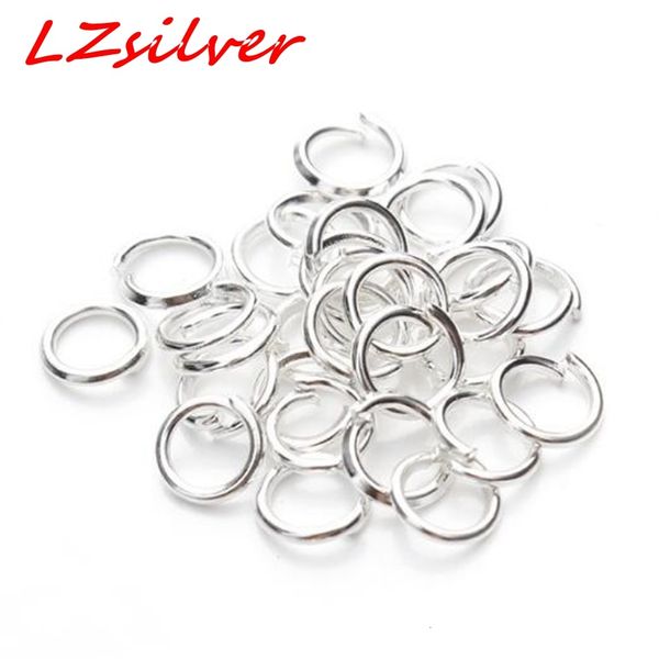 

designer mic 500 pcs jewelery connectors silver plated 5mm jump rings findings diy jewelry
