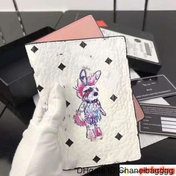 

korea 2017 new rock rabbit wallet id card passport package, Red;black