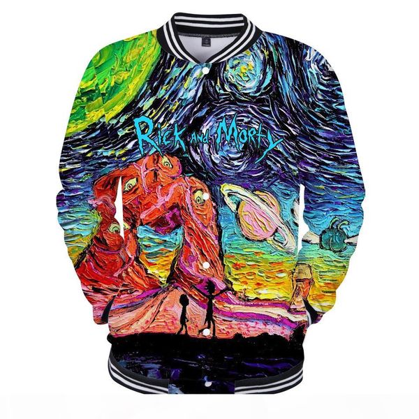 

2018 anime 3d printed cotton baseball jacket bomber jacket men women winter jacket coat jaqueta, Black;brown