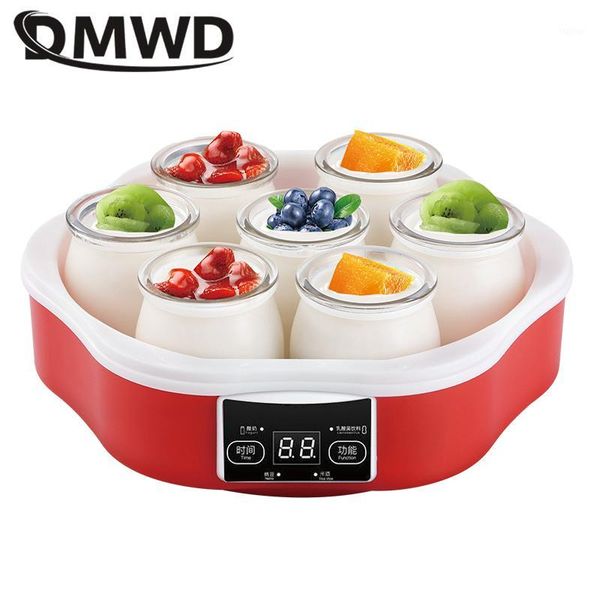 

yogurt makers dwmd automatic maker machine household diy tools glass cups stanless steel liner natto rice wine function1