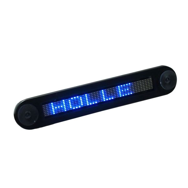 

upgraded car mini super slim led programmable message sign scrolling display board