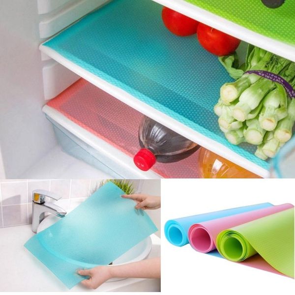 

fridge vegetable mat tableware waterproof anti-fouling refrigerator fruit pad kitchen table mats 45cm x 29cm