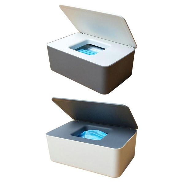 

baby non-slip wipes dispenser tissue storage box container mask holder with lid