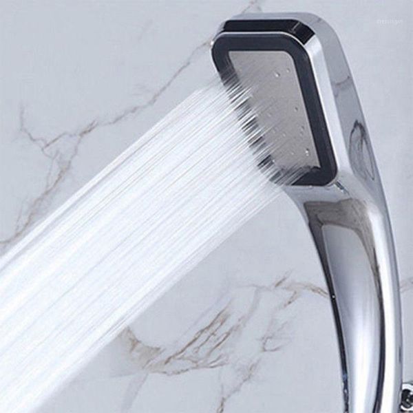 

300 holes high pressure shower head powerfull boosting spray bath water saving balls beads utility head with negative#201