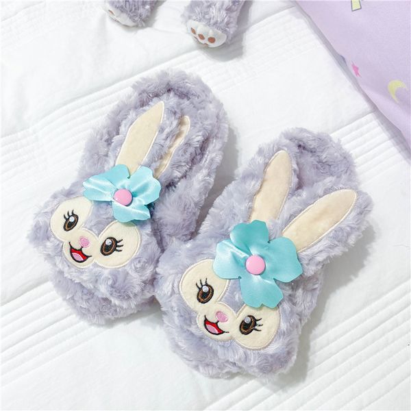 

stellalou girl winter slippers warm home slippers stella shoes duffy's friend slippers japanese style indoor slipper non-slip x1020, Black