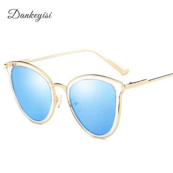 

sunglasses dankeyisi fashion women polarized brand cat eye for men gafas polaroid driving oculos, White;black
