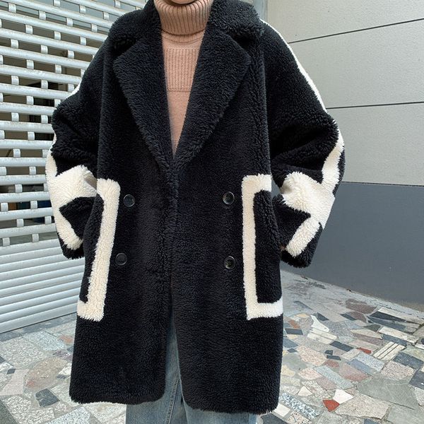 

privathinker 2020 winter new men's parkas casual oversize woman korean streetwear warm coat man fashion harajuku clothing c1115, Black;brown