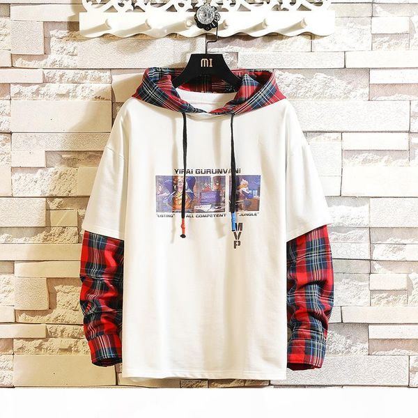 

fashion sweatshirt men hip hop long sleeve pullover hoodies sweatshirt 2020 autumn clothes, Black