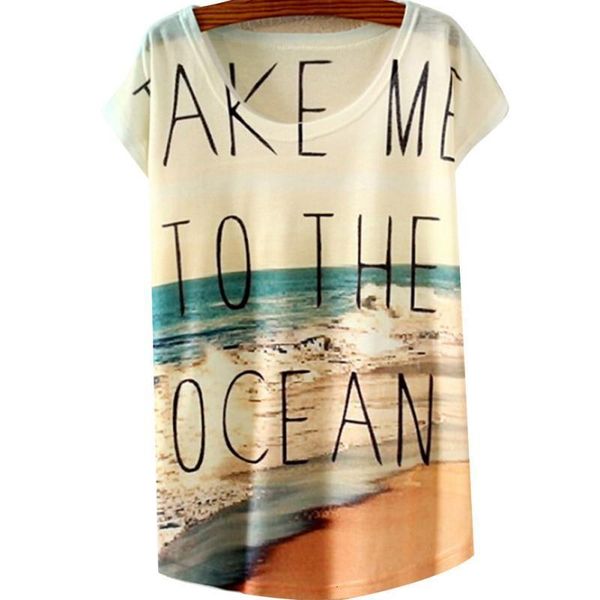 

круглый воротник женщины футболка летний стиль чернила живопись лошадь шаблон печати футболка женская одежда упасть, White