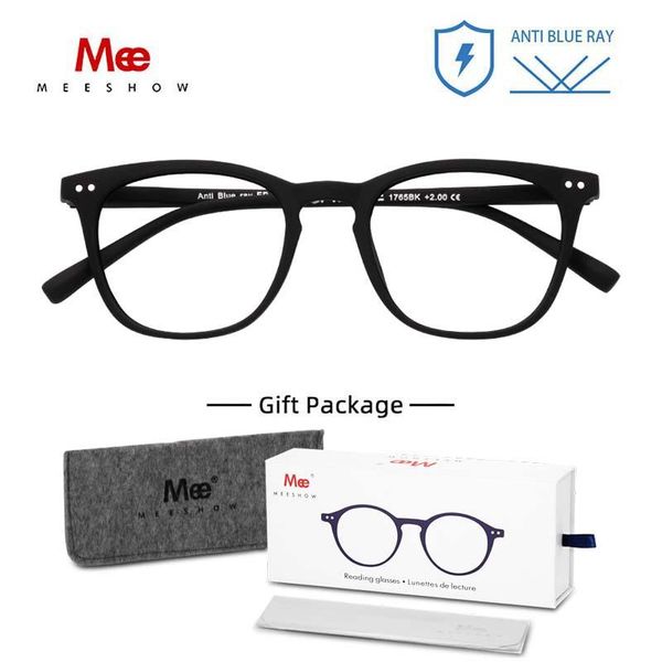 

sunglasses blue light blocking reading glasses men women stylish eyeglasses square rubber soft readers men's computer 1765 gift box, White;black