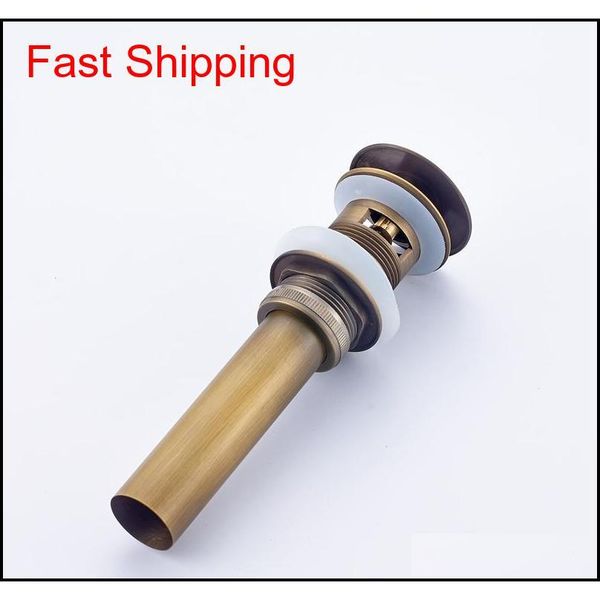 

antique brass pop up drain bathroom basin tub tap sink drain waste with overflow for bathroom ba jlltwp eatout