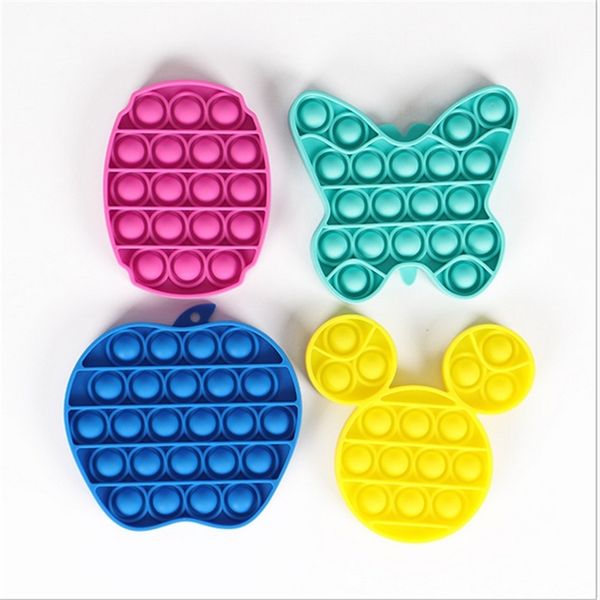 

push bubble fidget sensory toys pop it autism special needs stress reliever stress and increase focus educational toy soft squeeze g11801