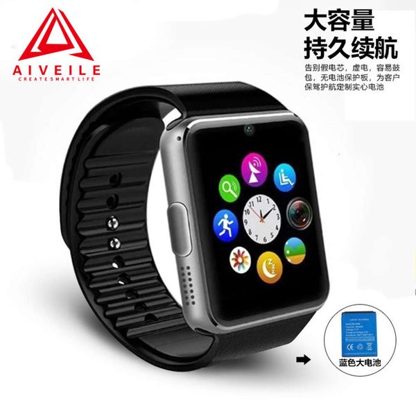 

smart insert card step information push phone watch gt08
