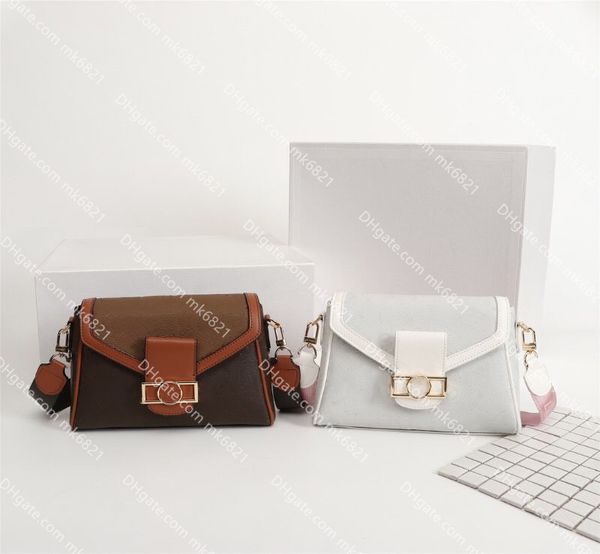 

quality genuine leather dauphine messenger bags luxurys designers bags women crossbody shoulder bags lady fashion purse 26*17cm