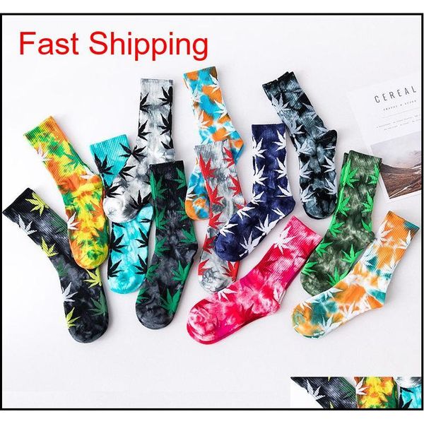

13 colors christmas plantlife fashion socks for men women cotton socks skateboard hiphop maple leaf sport socks emx7b, Black