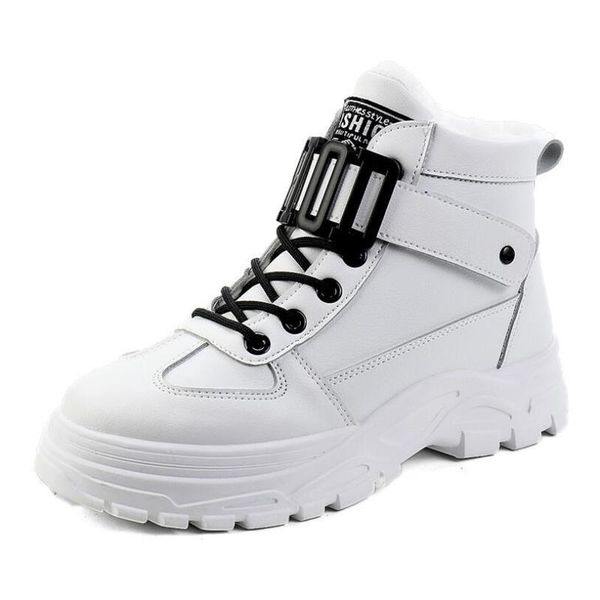 

women winter snow boots new fashion style high-shoes casual woman waterproof warm woman female white black 201124