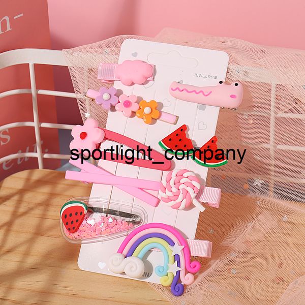 

21 style cute clips flower fruit animal hair clips barrettes for women baby girls gift elegant korean hair pins hair accessories, Slivery;white