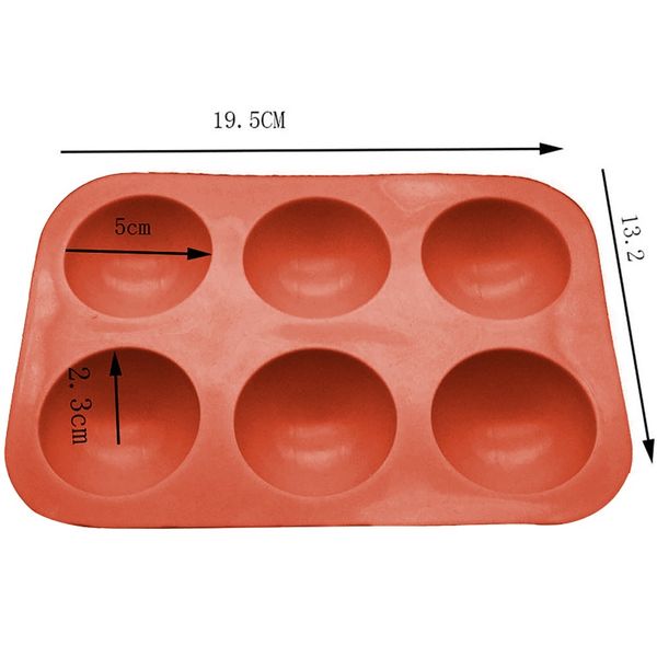 

1 шт. торт инструменты полу мяч сфера силиконовые торты плесень кекс шоколад печенье выпечки пресс-формы кастрюли торт инструменты moule cho