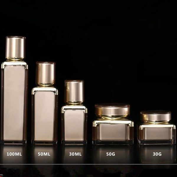 

storage bottles & jars pump bottle 30g 50g acrylic cream jar emulsion lotion 30ml 50ml 100ml