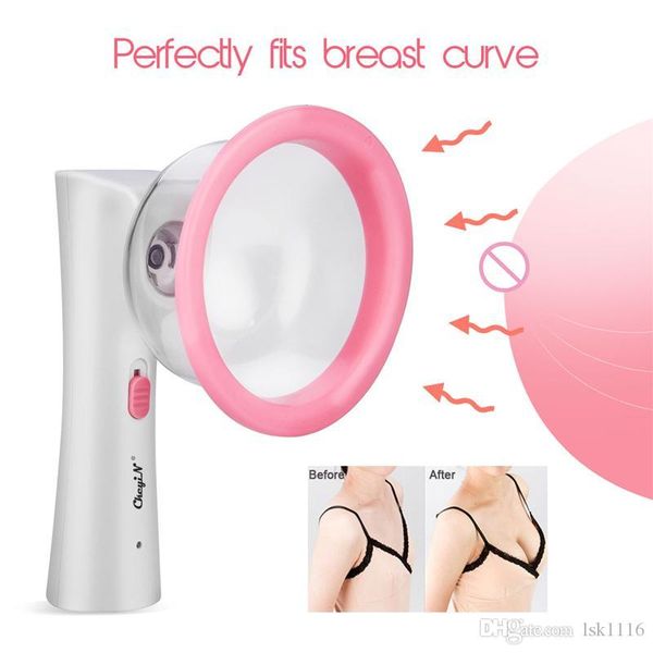

professional breast enlargement massage machine electric beauty breast enhancer 2 sizes vacuum chest pump design suction cup