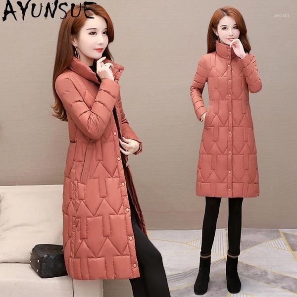 

ayunsue winter jacket women parkas korean woman coat female coats and jacket women's winter jackets parka casaco feminino 20211, Black