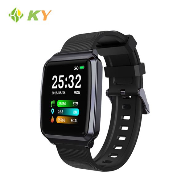 

waterproof ky116 smart vacuum plating true heart rate meter step msage push bluetooth sports bracelet