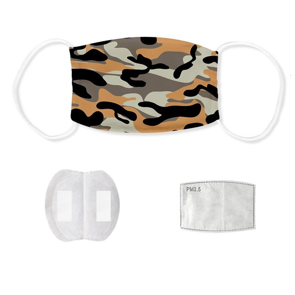 

filters camouflage for men women with dustproof anti-dust anti-smog breathable washable outdoor sports cycling face mask