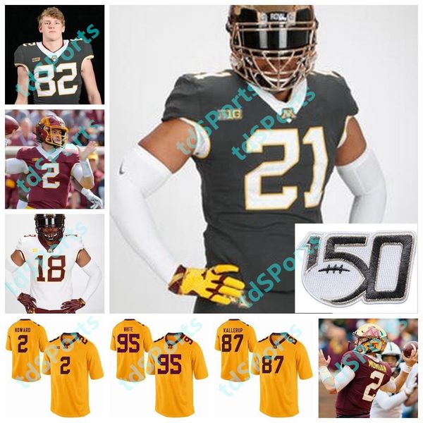 

minnesota golden gophers jerseys jason williamson jersey jake paulson mayan ahanotu alex strazzanti college football jerseys custom, Black