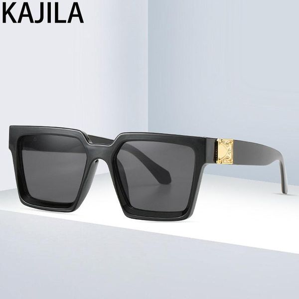 

sunglasses oversized women men 2021 arrival fashion large frame square sun glasses for woman designer eyewear, White;black