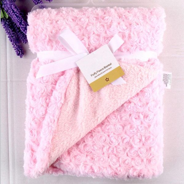 

coral fleece blanket fashion brand winter newborn swaddle wrap soft baby boys bedding infant bebe girls anais sleeping bags1