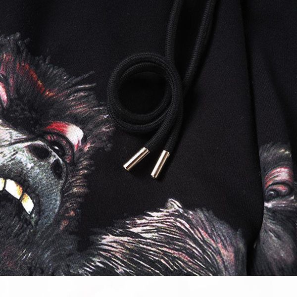 

mens shorts stylish mens summer fashion beach pants mens women angry monkey print loose short pants, White;black