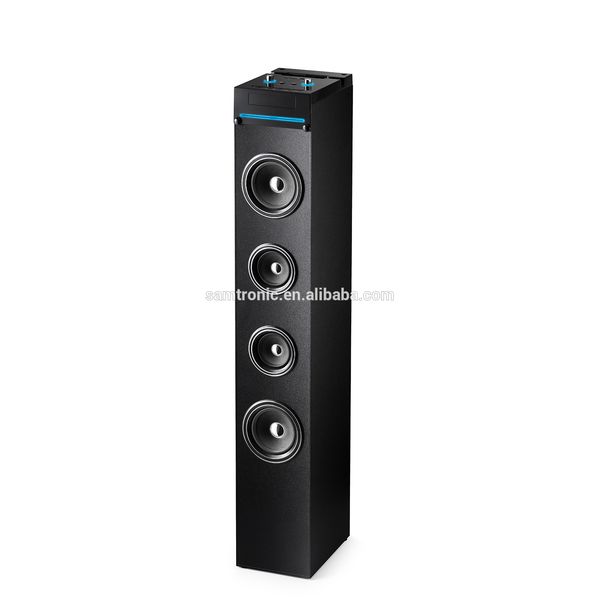 

4fds2awsamtronic bluetooth tower speaker cd player karaoke home theatre system with phone holder