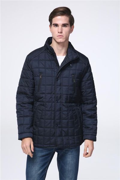 

2017 winter jacket warm casual men long coat padded plus size russia parka navy black padding quilted jackets with fur lining1